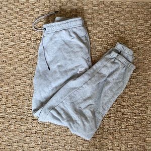 Gray Nike joggers